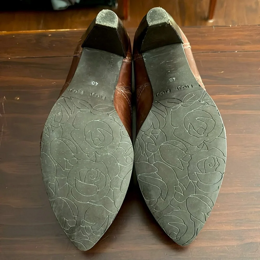 Women’s 2010s Leather Shootie Size 40 EU/ 9 US - Picture 5 of 9